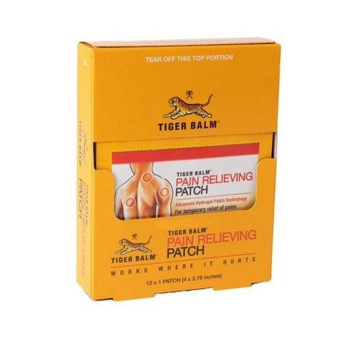 Tiger Balm, Pain Relieving Hydrogel Patch Larger Size, 4x2.75 inch, 5 Count Tiger Balm