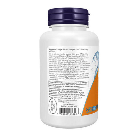 Now Foods, Neptune Krill Oil, 500 mg, 120 Softgels Now Foods