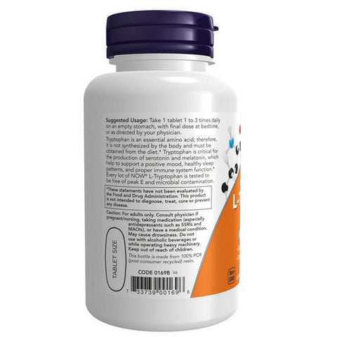 Now Foods, L-Tryptophan, 1000 mg, 60 Tabs Now Foods