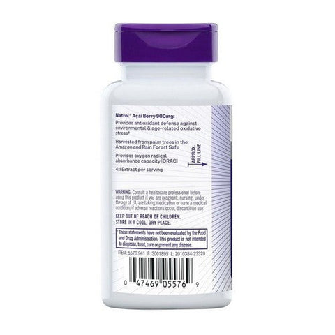 Natrol, Acai, 1000 mg, 60+15 Caps