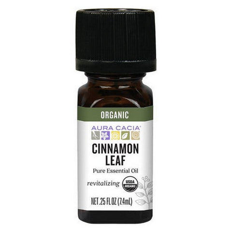 Aura Cacia, Essential Oil, Cinnamon Leaf 0.25 oz Aura Cacia