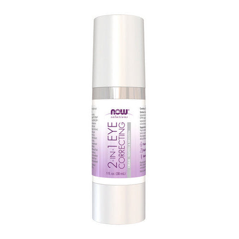 Now Foods, 2 in 1 Correcting Eye Cream, 1 oz