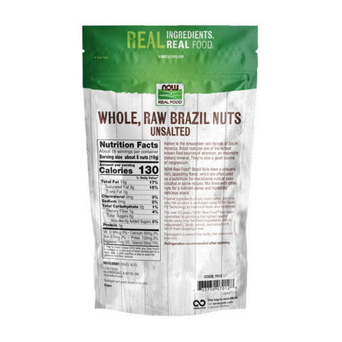 Now Foods, Brazil Nuts Raw, 12 oz Now Foods