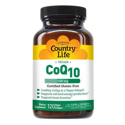 Country Life, CoQ10, 100mg, 120 softgels Country Life