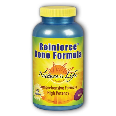 Nature's Life, Reinforce Bone Formula, 250 caps Nature's Life