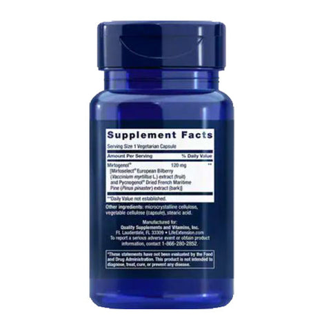Life Extension, Eye Pressure Support with Mirtogenol, 30 vcaps