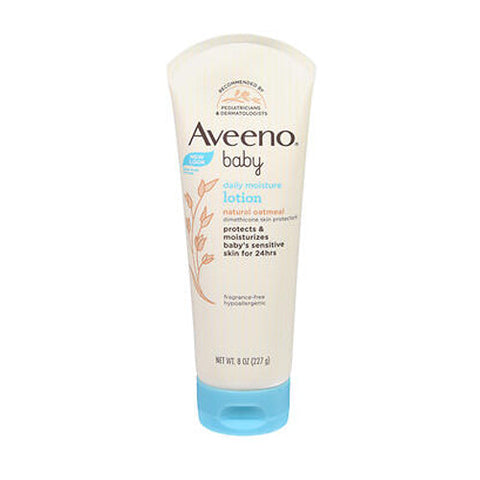Aveeno, Baby Daily Moisture Lotion, Fragrance Free 8 oz
