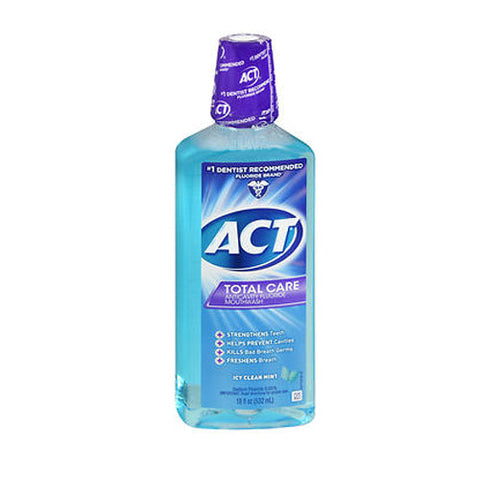 Act, Total Care Anticavity Fluoride Mouth Wash Icy Clean Mint, 18 Oz Act